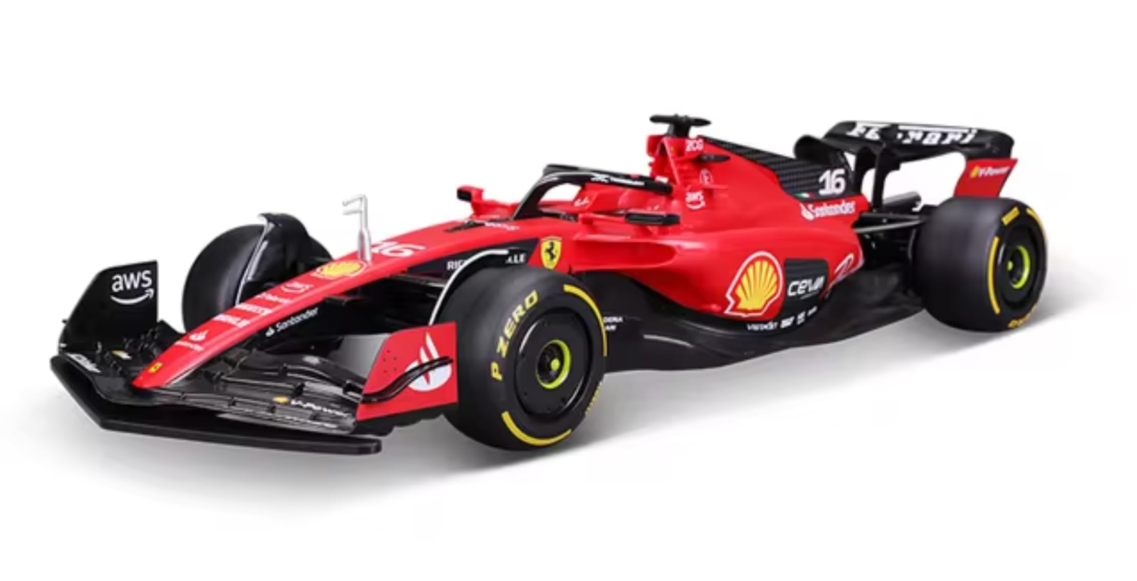 Maisto F1 Racing Ferrari SF23 1:10 Charles #16 2023 Remote Control Car Formula  1 2023 Remote Control Car Charles Leclerc #16 Ferrari: Buy Online at Best  Price in UAE - Amazon.ae