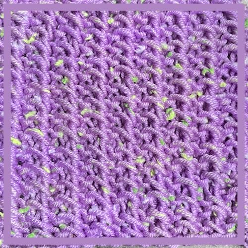 Image of Tweed Twinkles Soft Baby Yarn for Crocheting, 8-Pack (696Yds / 400G), Free Patterns - Acrylic Baby Blanket Knitting Yarn with Flecks - Size 3 DK Light Worsted Weight - Wisteria Purple
