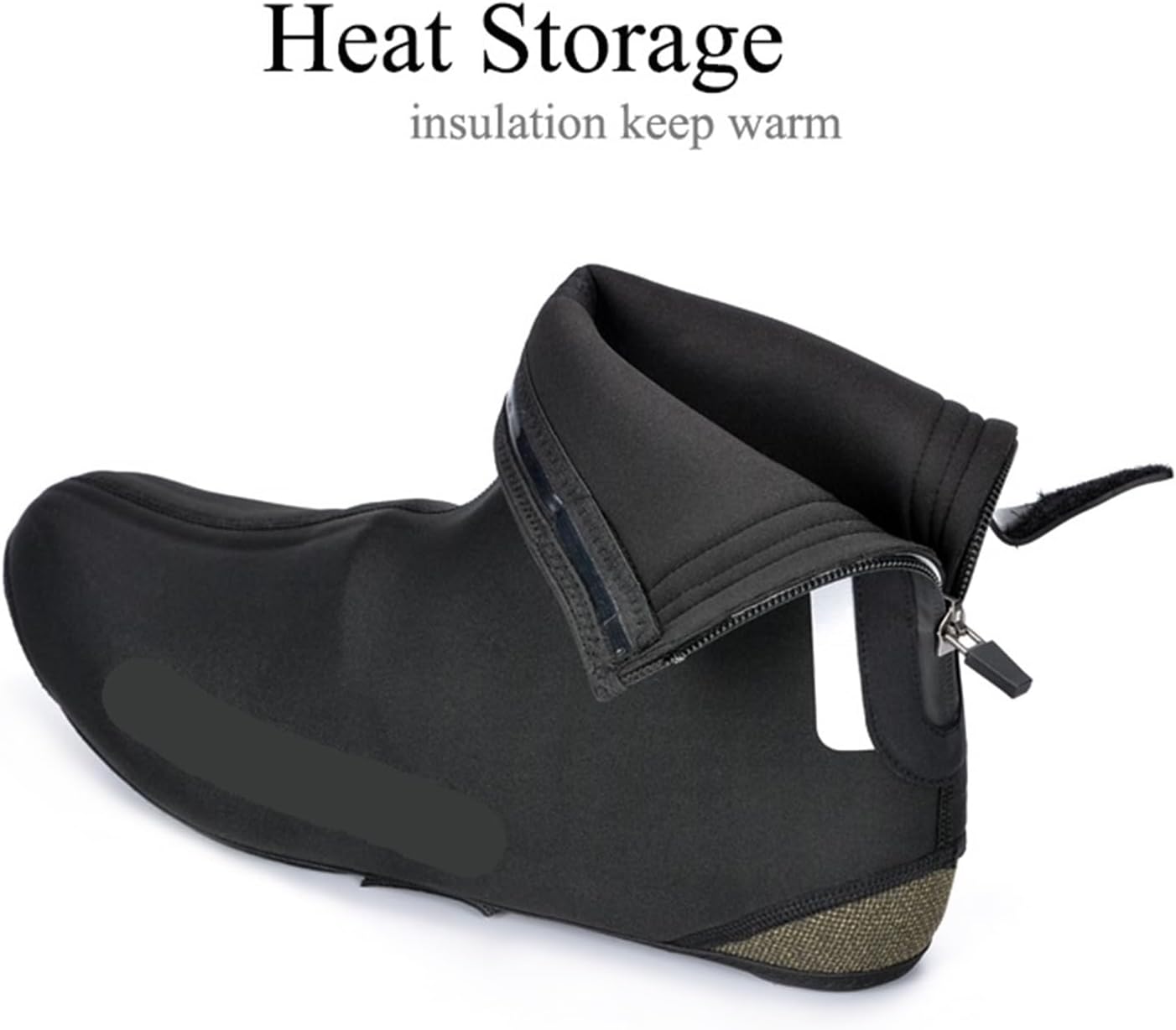 Cycling Shoe Cover Winter Waterproof and Windproof Cycling Shoe Covers Full Bicycle Overshoes Cycling Equipment Bike Booties(M)