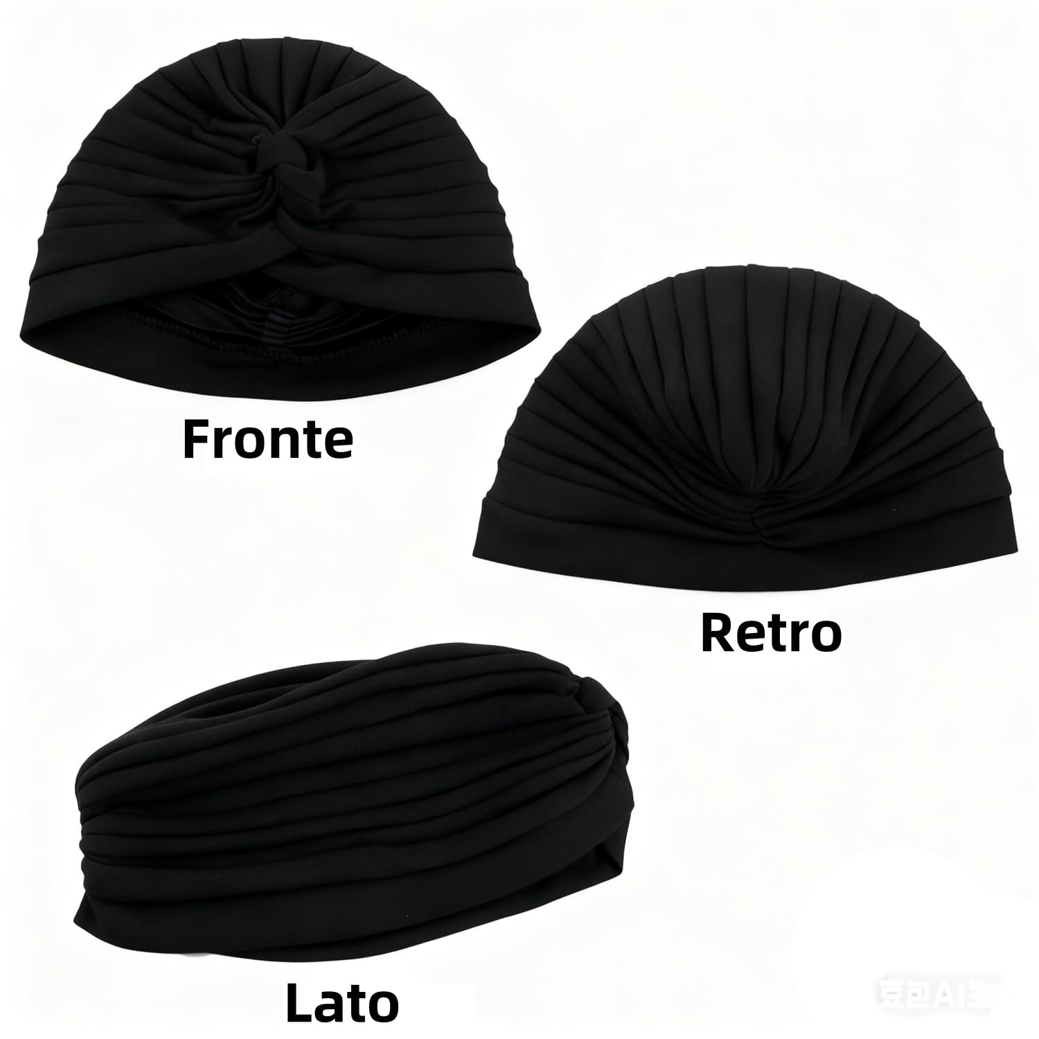 Voarge 4 szt. Turban kapelusz, damska bandana chemioterapia, miękka, dla kobiet z wypadaniem włosów