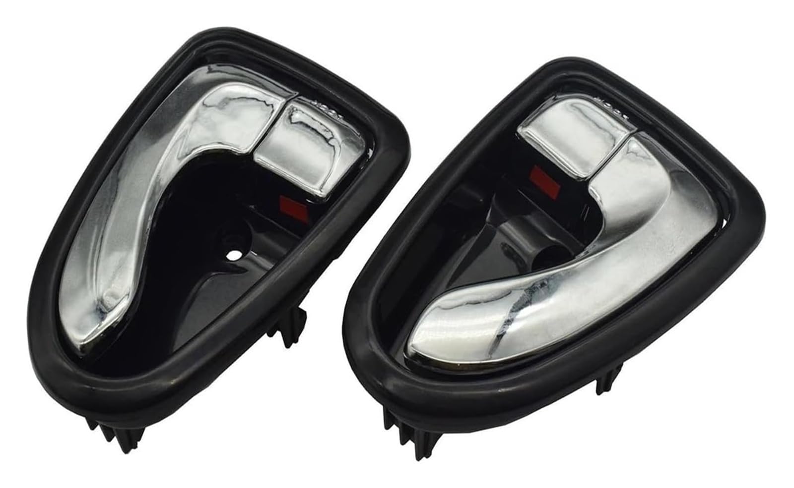 TYTYASS Inner Door Handle for Hyundai for Accent for Verna 1.6L 2000 2001 2002-2006 Car Left Right Interior Door Handle 8262025000 82610-25000(Chrome Pair)