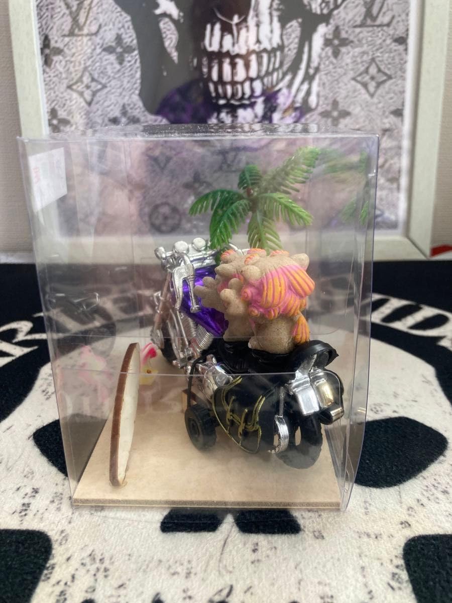 Amazon.co.jp: 品 お土産 沖縄限定 プルバック紫バイク motorcycles