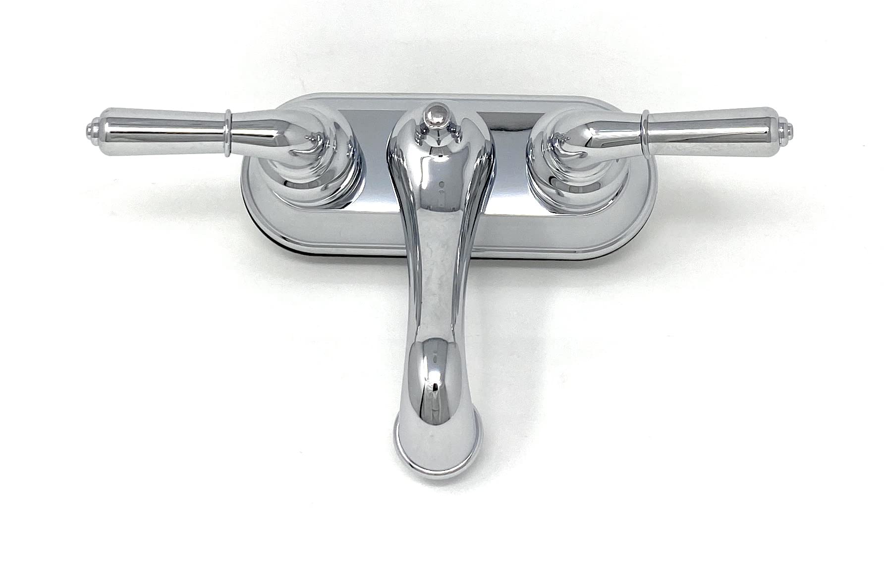 Bathroom Basin Sink Faucet 4" Base; Chrome ABS Construction [1108] ADA - Grifo para baño de cromo, Base 10.16 cm