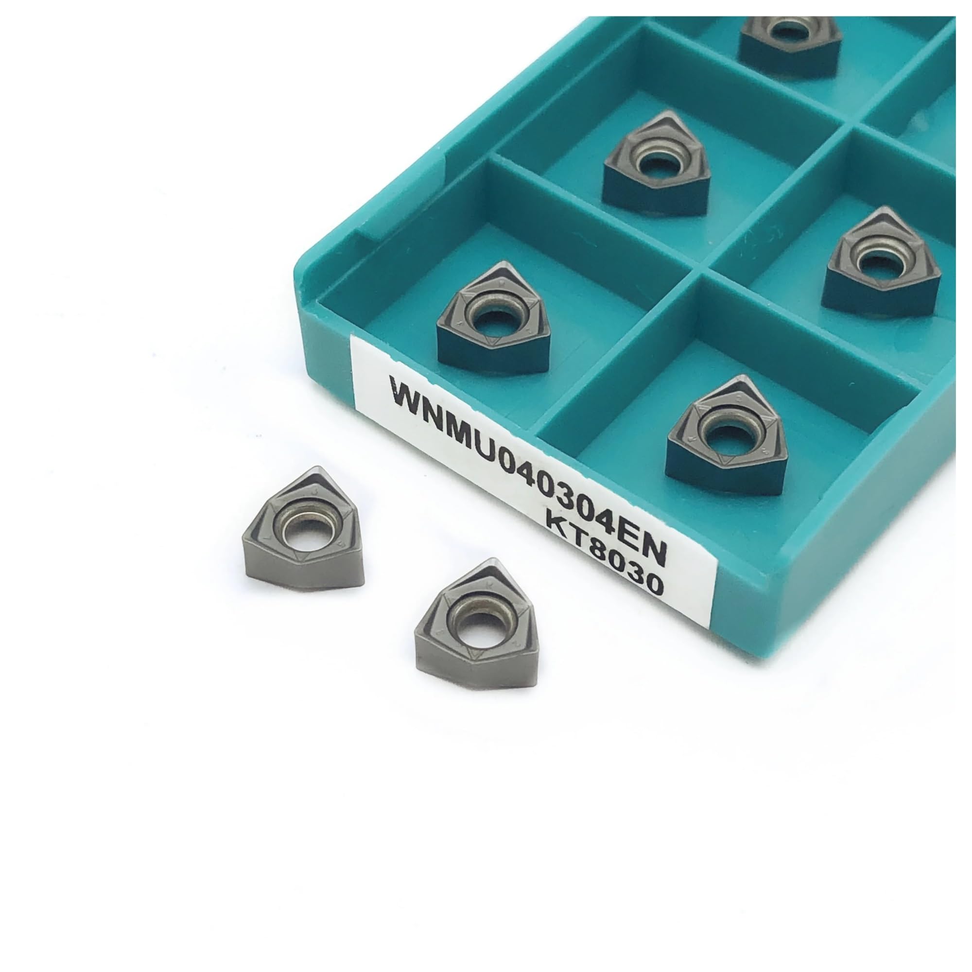 Plaquettes WNMU040304 EN KT8060 anti-usure pour fraisage acier