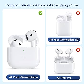 Amazon.com: Huunad Charging Case for AirPods 4, AirPods 4 Wireless