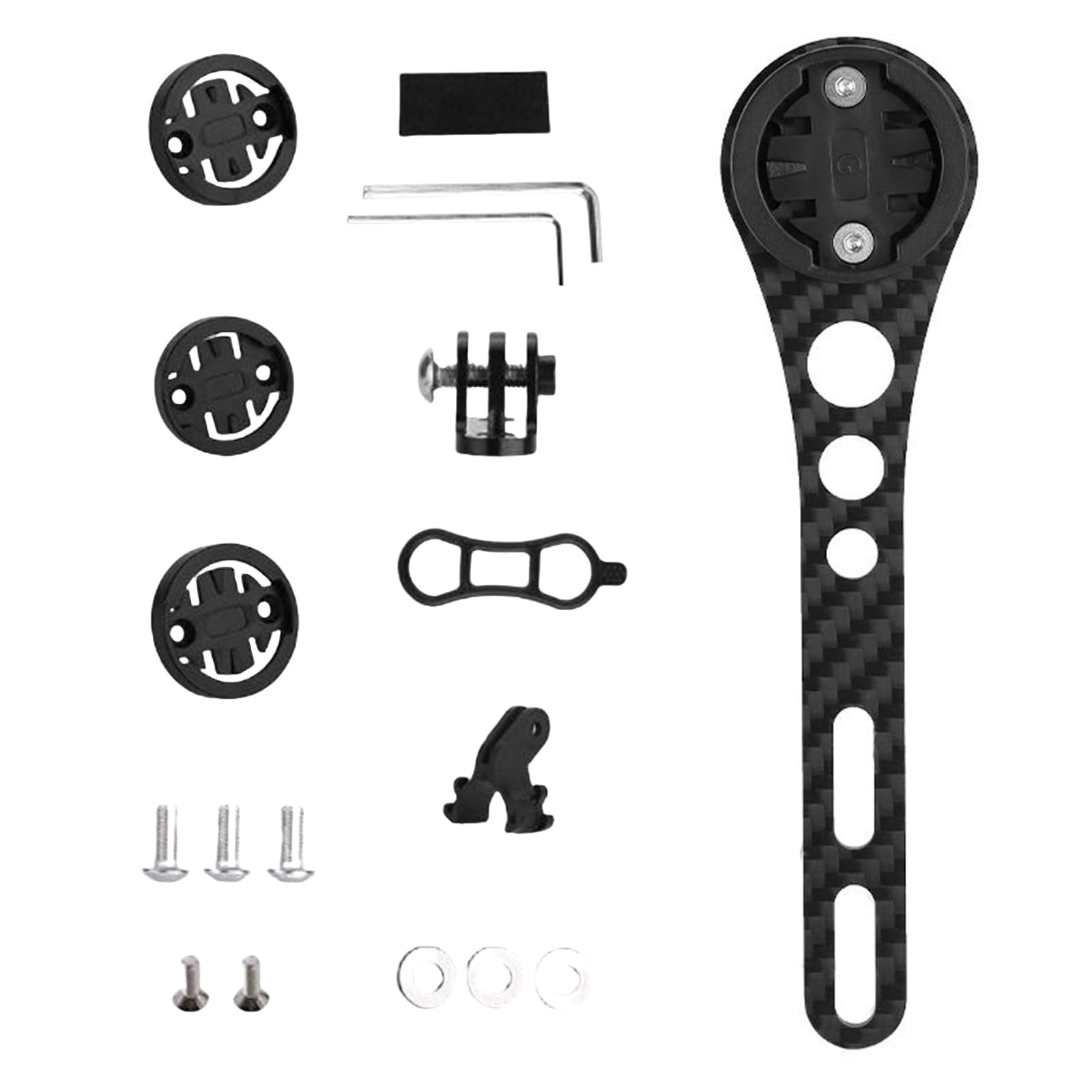 ZEXKENS Streamlined Bike Computer Holder Suit Flexible Adjustment Bicycles Holder for Cycling Computers