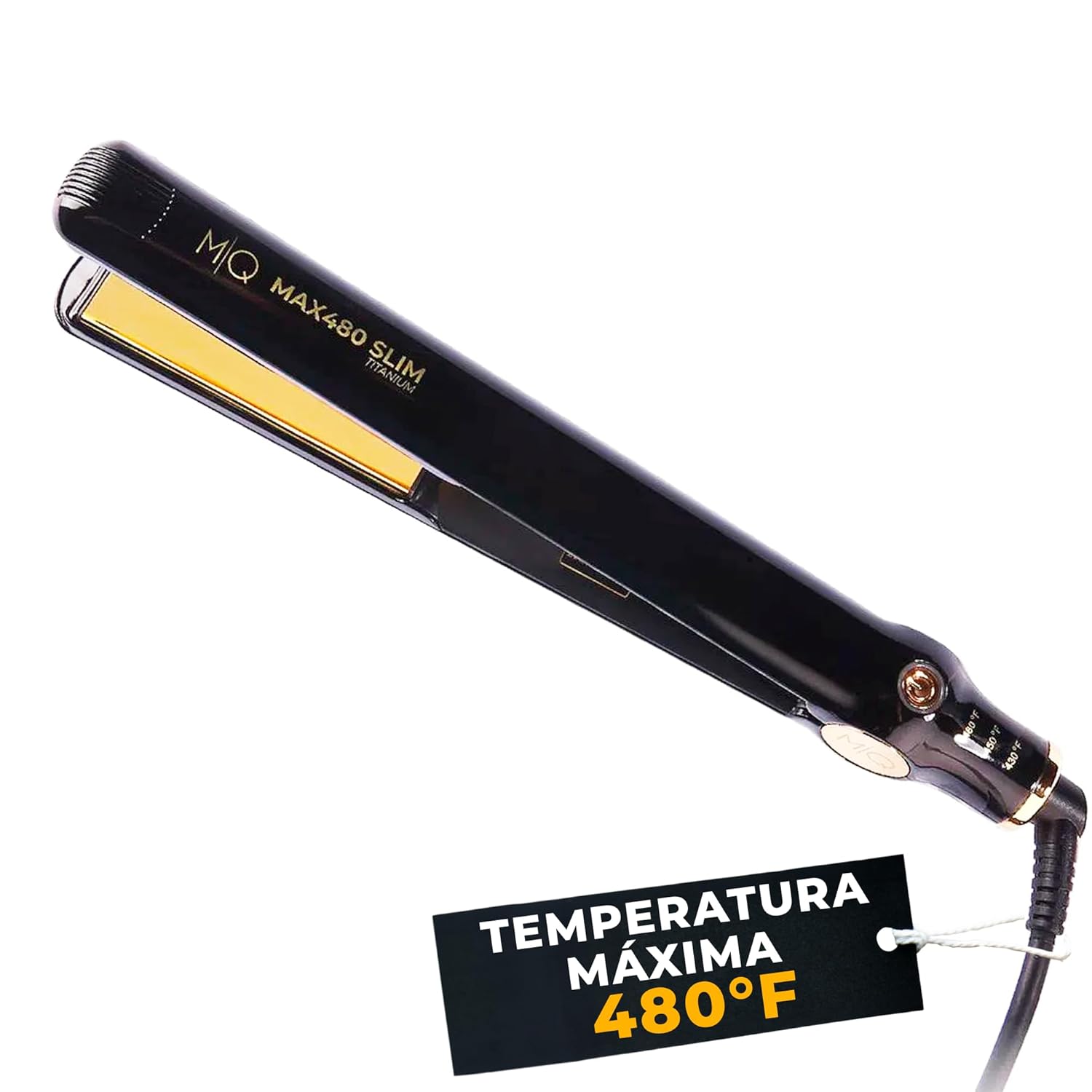 MQ Professional – Chapinha de Cabelo Profissional Max 480°F Slim – Bivolt – 25mm