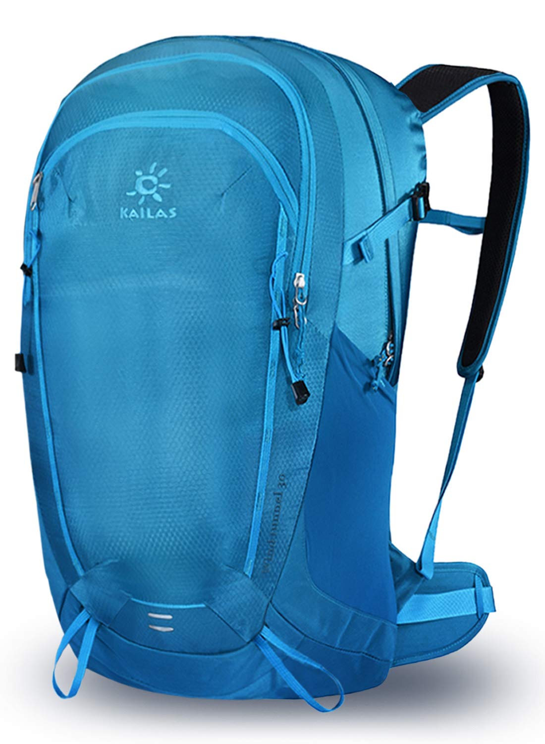 KAILAS Wind Tunnel Camping Backpack, 30L Hiking Daypack Lightweight Internal Frame for Camping Trekking Outdoors Ocean Blue