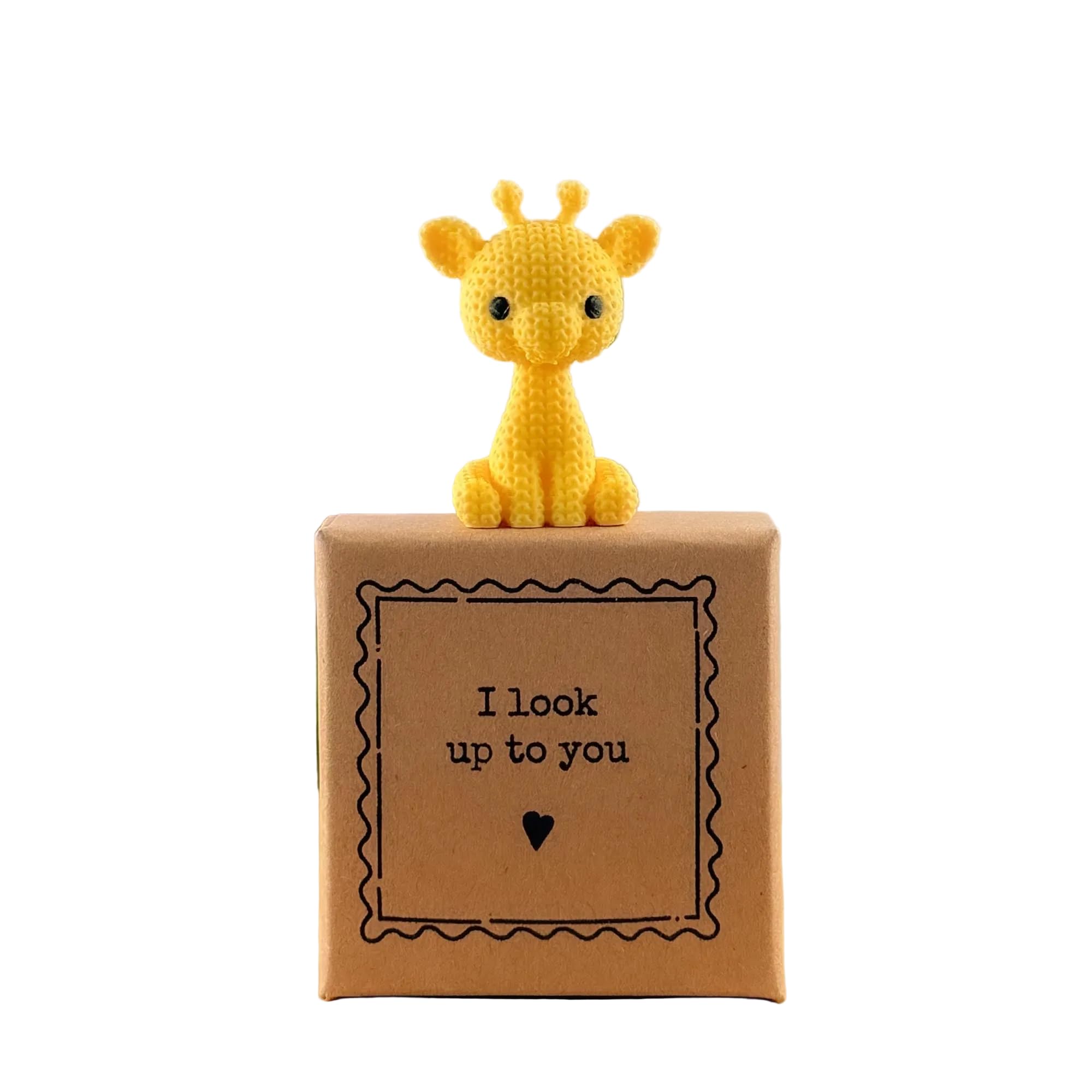 Image Industry I Look Up To You – Tiny Little Gifts Giraffe Keepsake – Sentimental Token in Small Gift Box – Thoughtful Present for Friend, Teacher or Loved One