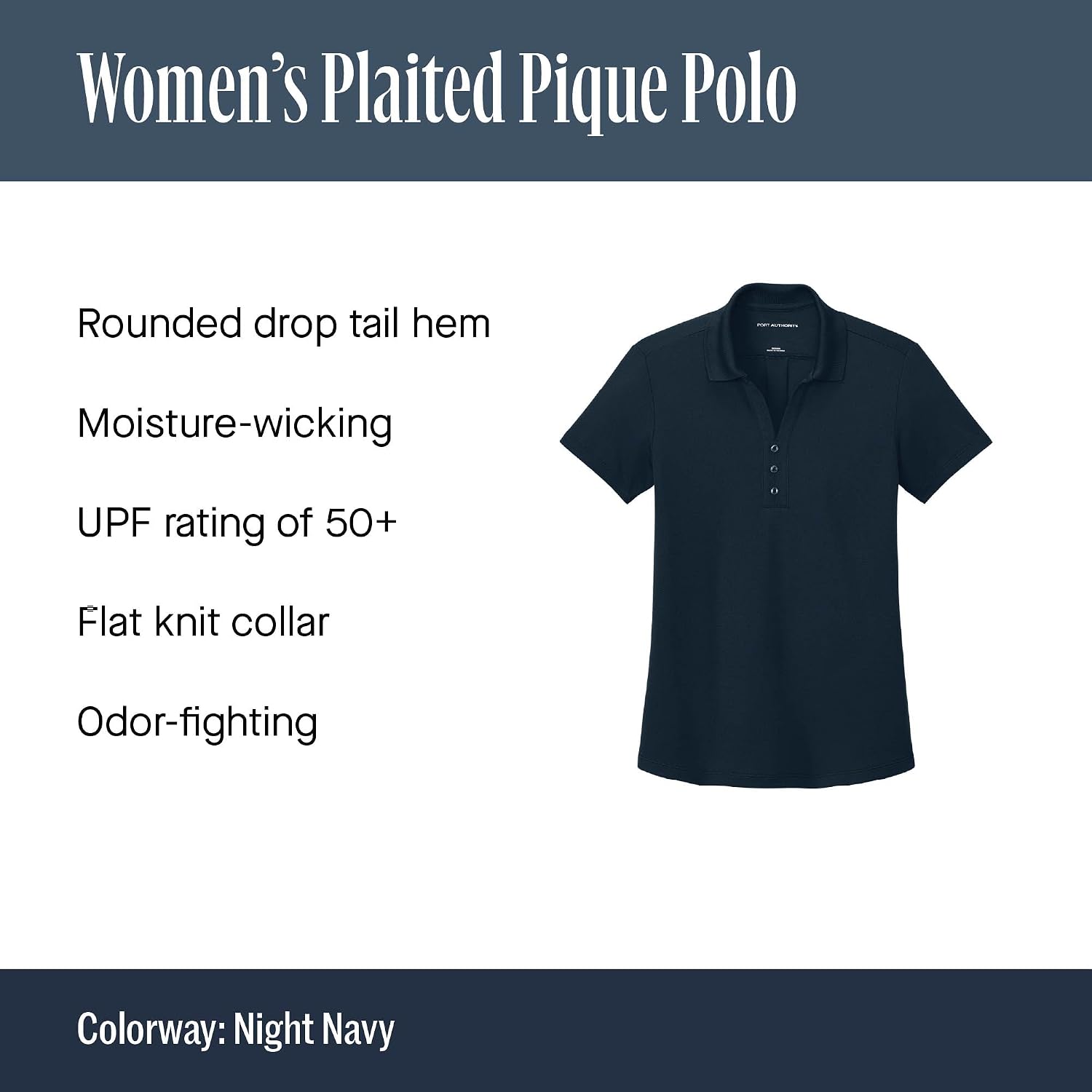 Port Authority Women's Plaited Pique Polo LK620