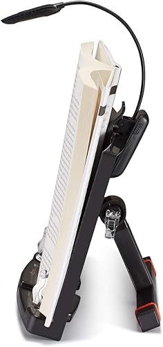 Miniatura 6 de Superior Essentials Soporte para libros para leer manos libres, soporte para libro de recetas para encimera de cocina y clips de página, ideal para