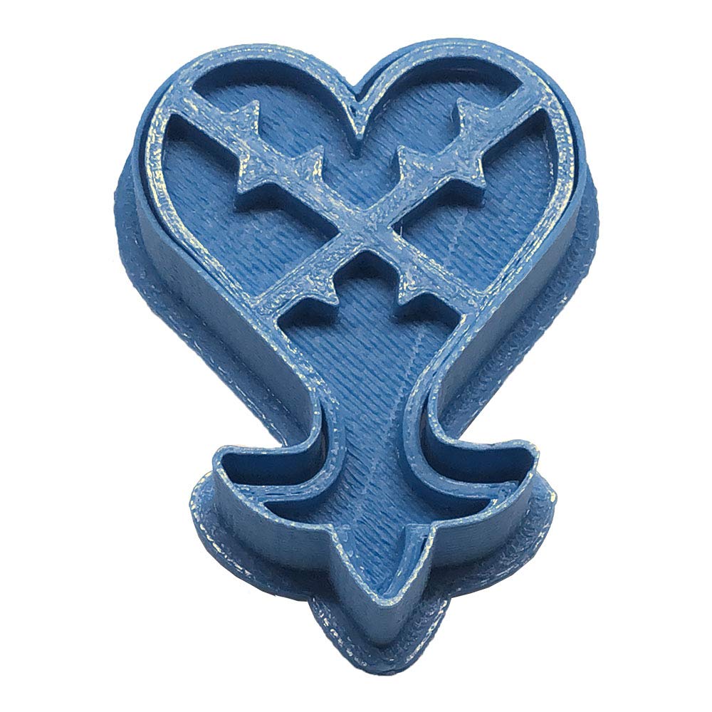 青いハート型型抜き型 Amazon｜Cuticuter Kingdom ハート型クッキーカッター ブルー