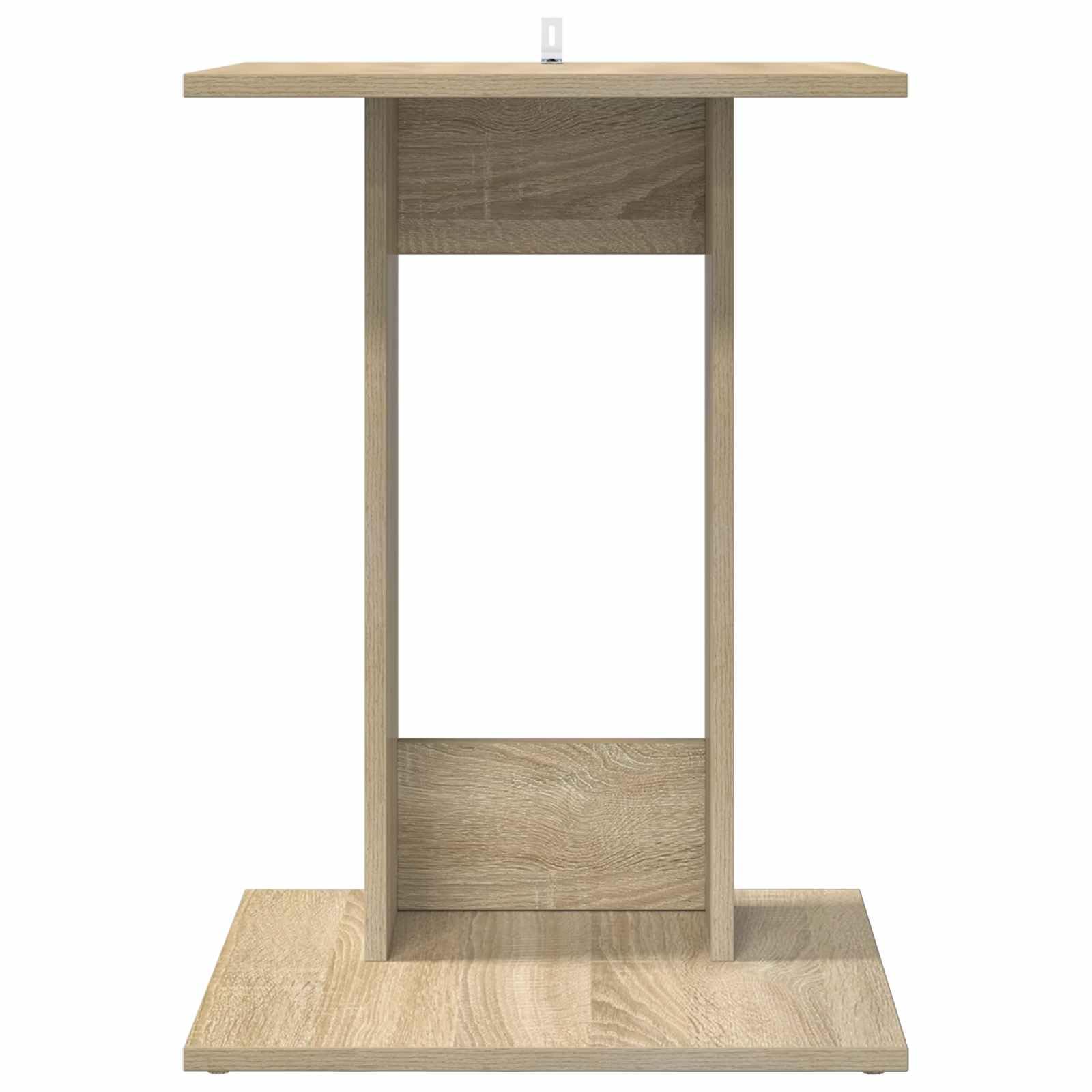 Mesa auxiliar de madera de roble Sonoma 45 x 40 x 62,5 cm rectangular para salón con estante como mesa de centro, mesita de noche, mesa de plantas o mesa para ordenador portátil, ideal para