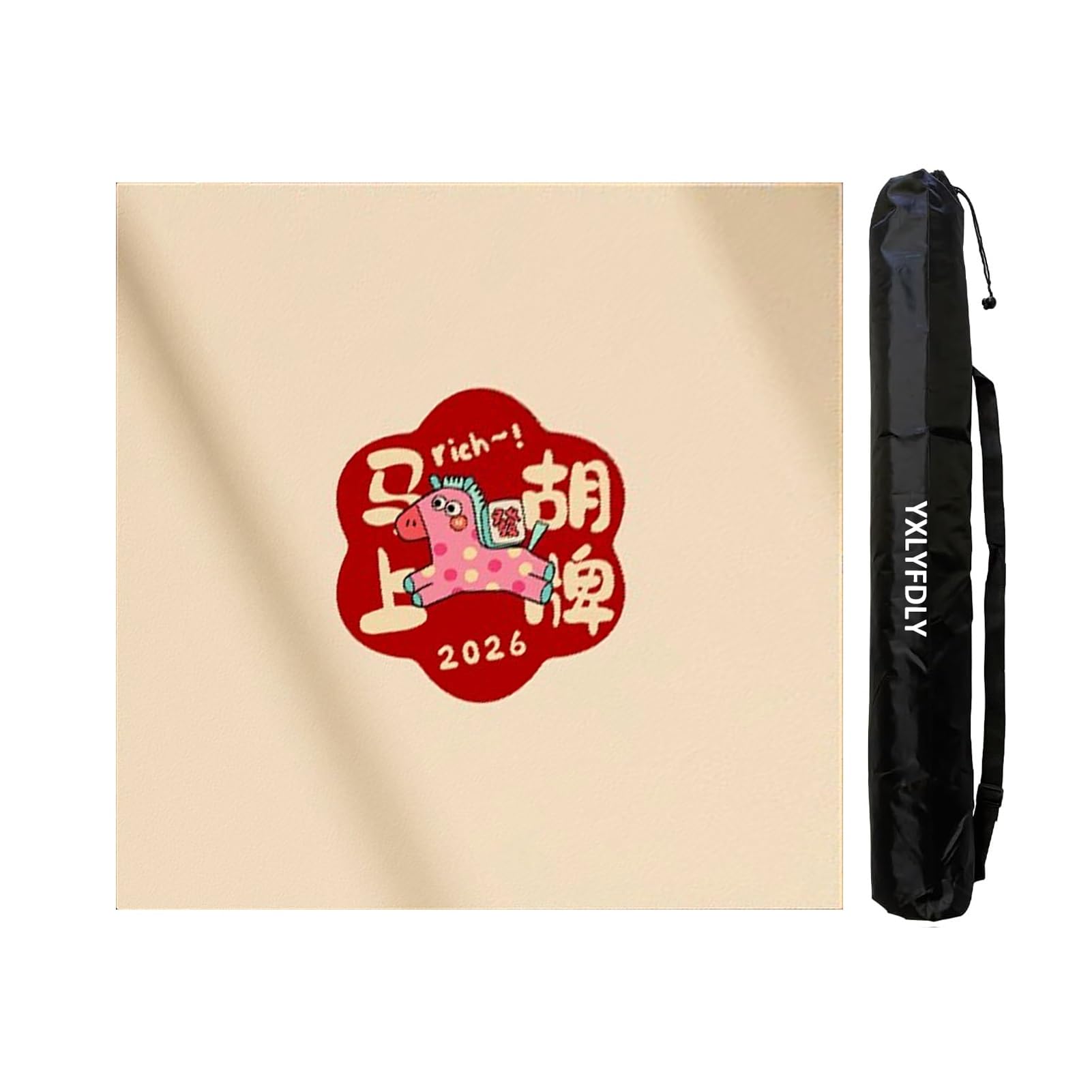 Tapis de Poker, Doux, Silencieux et réduction du Bruit avec Sac de Transport, Grand Tapis Jeu for Poker, Jeux Cartes tuiles(70cm/27.55in)