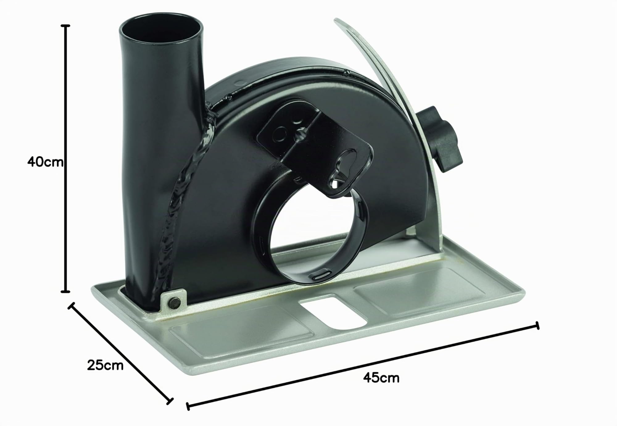Bosch Professional 1x Carril Guía con Racor de Aspiración (Ø 115/125 mm, Accesorios para Amoladoras)