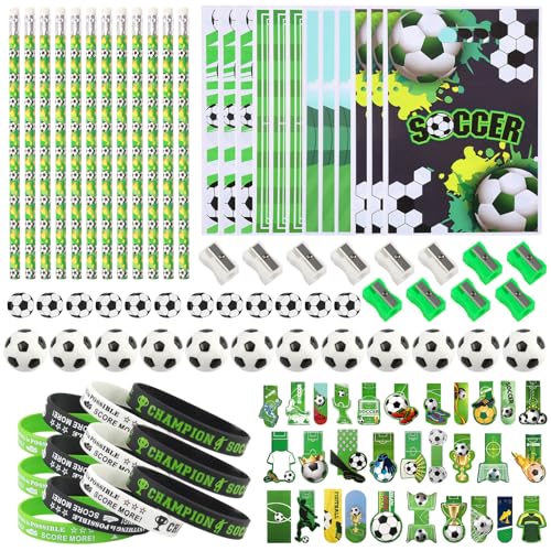 Déco anniversaire foot 132 pièces pour animer le goûter et gâter les copains d'école