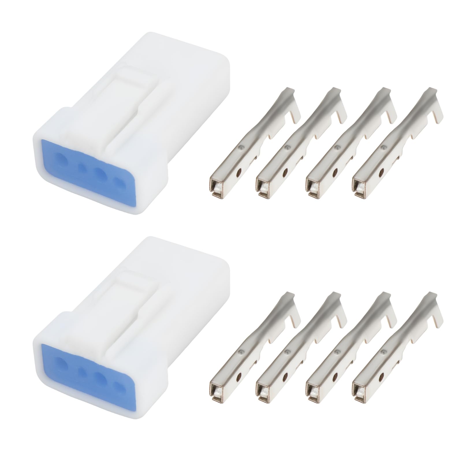 LT Easiyl 2pcs 4-pin 2.0 mm Sealed Plug Socket JST 04R-JWPF-VSLE-S for Sensor Applications Model Making Railways Factory Automation