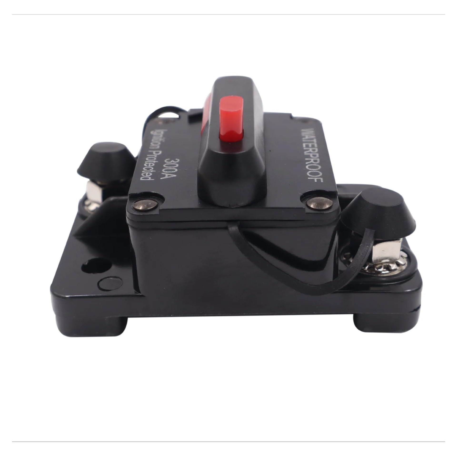 Disjoncteur Réinitialisable 300A - Protection Audio Voiture - 12-24V DC - Manuel - Pour Amplis, Moteurs - Plastique/Métal