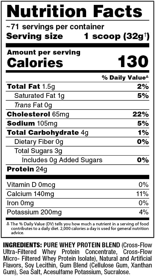 ALLMAX Gold ALLWHEY Whey Protein Powder, French Vanilla, 5 lb, 24g Protein Per Scoop, High Protein for Muscle Recovery, Lean Muscle Growth & Post Workout Nutrition, Gluten Free, 71 Servings