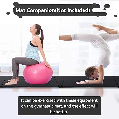 Miniatura 5 de Esterilla de gimnasia para gimnasia, alfombra de gimnasia, esterilla gruesa de yoga, esterilla para ejercicios aeróbicos, entrenamiento de fitness,