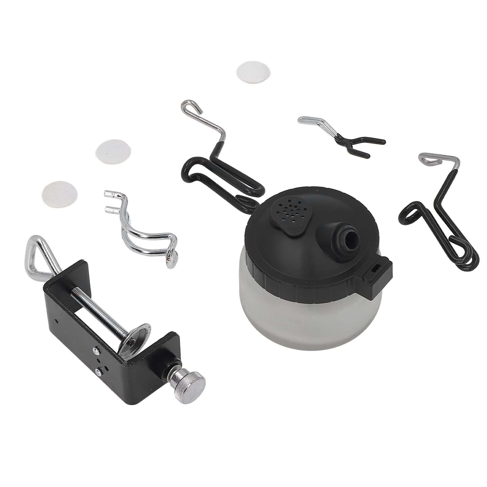 Universal-Airbrush-Halter, Edelstahl-Klemme für Airbrush-Ständer, um 360 Grad Drehbare Klemme für Airbrush-Halter für Künstler