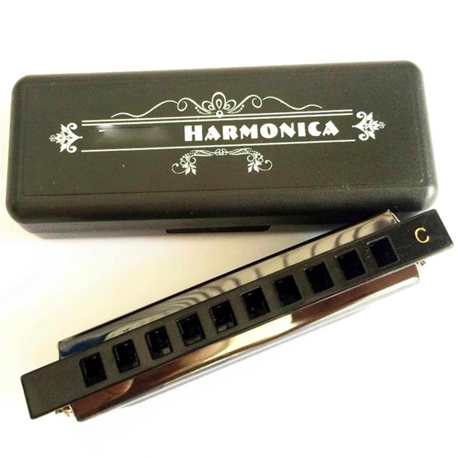 armonica a bocca professionale Armonica A 10 Fori Diatonica Blues Arpa Instrumento Musicale Organetto A Fiato Strumento Musicale