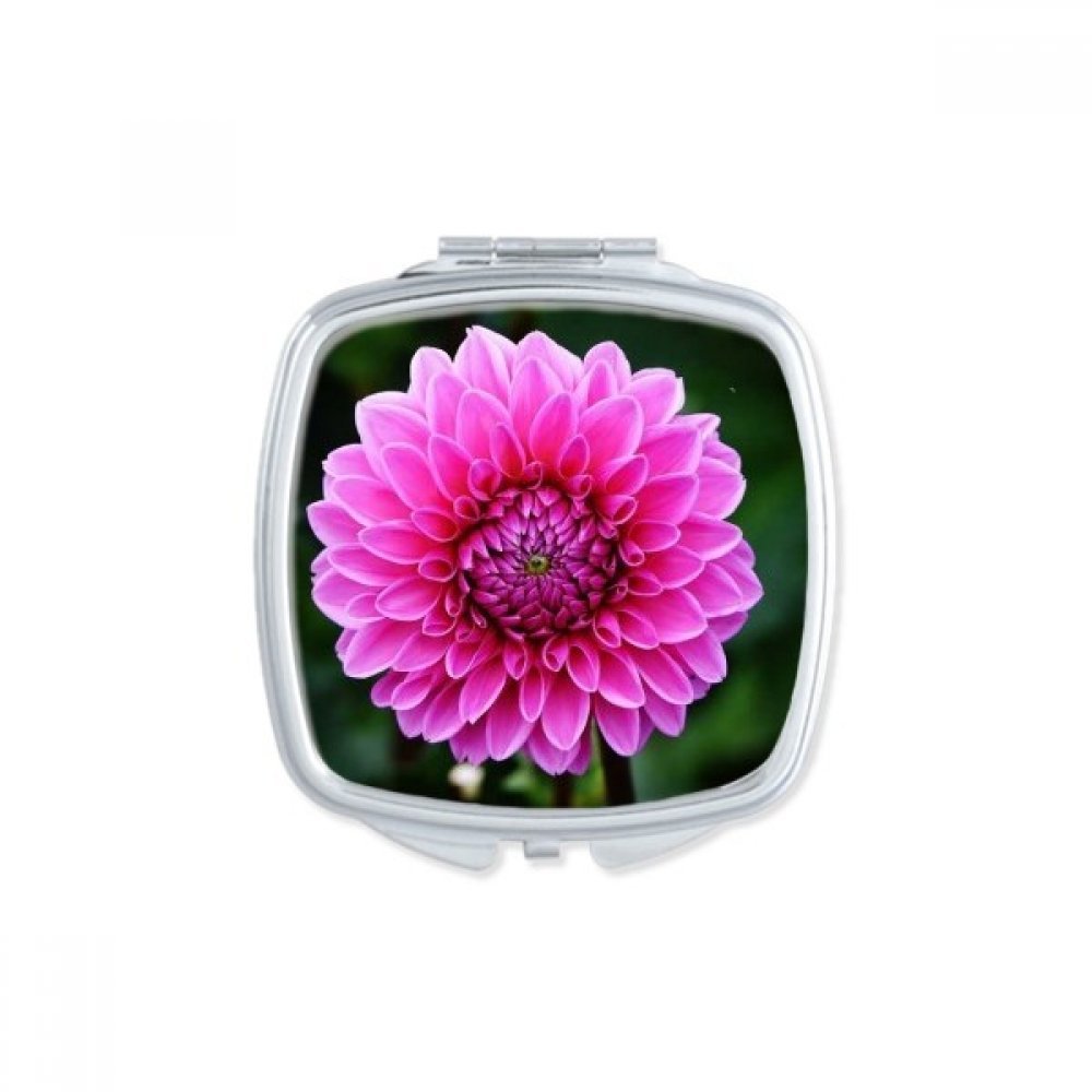 Miroir de poche portable fleurs roses parfait pour retouches maquillage en voyage