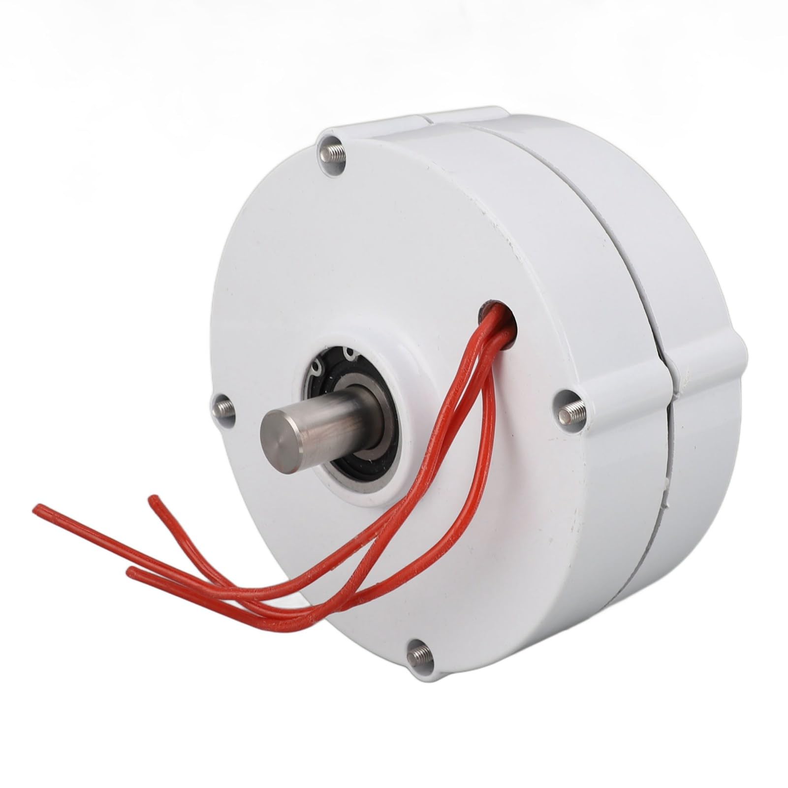 FTVOGUE Alternatore a Magneti Permanenti CA Trifase, Generatore di Motore Elettrico in Lega di Alluminio 12V 100W, Lubrificazione a Grasso, Compatto 14 X 14 Cm per Uso Domestico di Turbine Eoliche