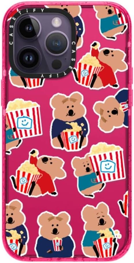 CASETiFY Impact iPhone 14 Pro Max Case [4X Military Grade Drop Tested / 8.2ft Drop Protection] - Snack Bar Attack - Bubblegum