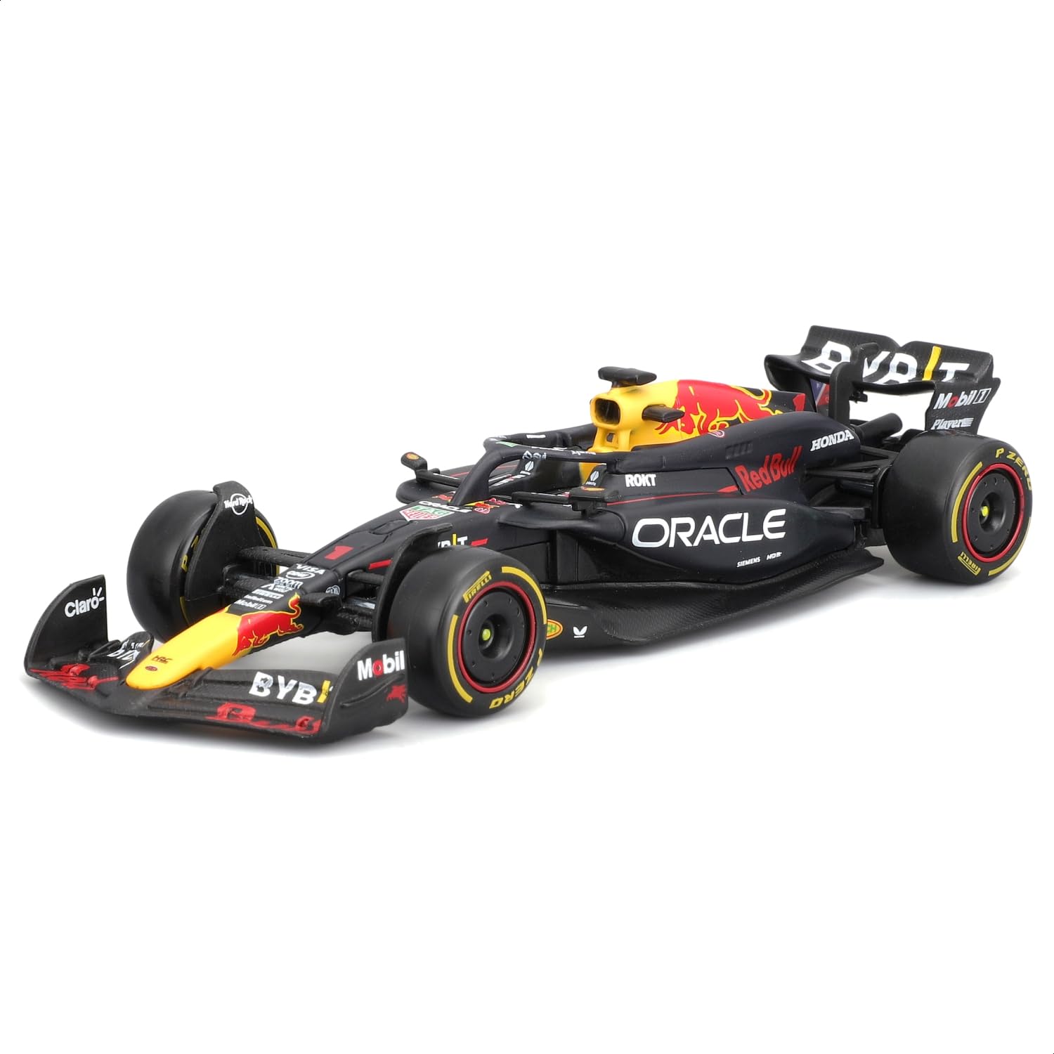 Burago Set 4 Coches F1 Red Bull, MAX Verstappen, 1:43, Réplica Oficial, Metal Die-Cast, Ruedas funcionales, Modelos RB16 RB18 RB19 RB20, Juguete Coleccionable, 3 años (78516)