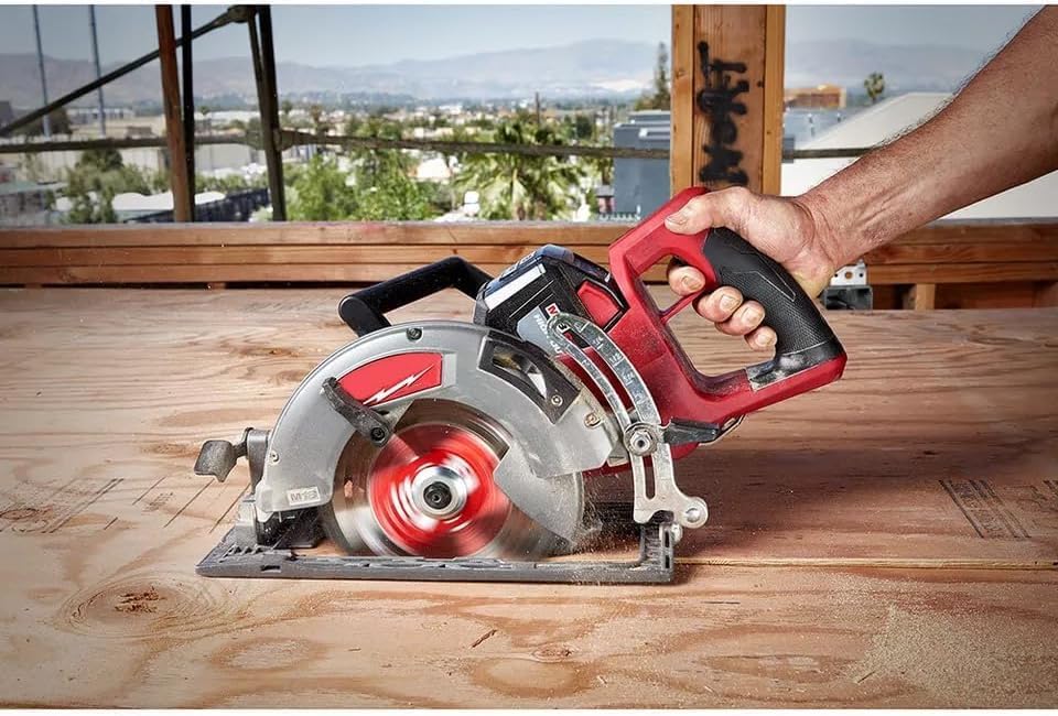 Circular Saw 2830-20 For Milwau kee Circular Saw FUEL Rear Handle 7-1/4", Multi Size Rafter Hook, Magnesium Shoe and Guards