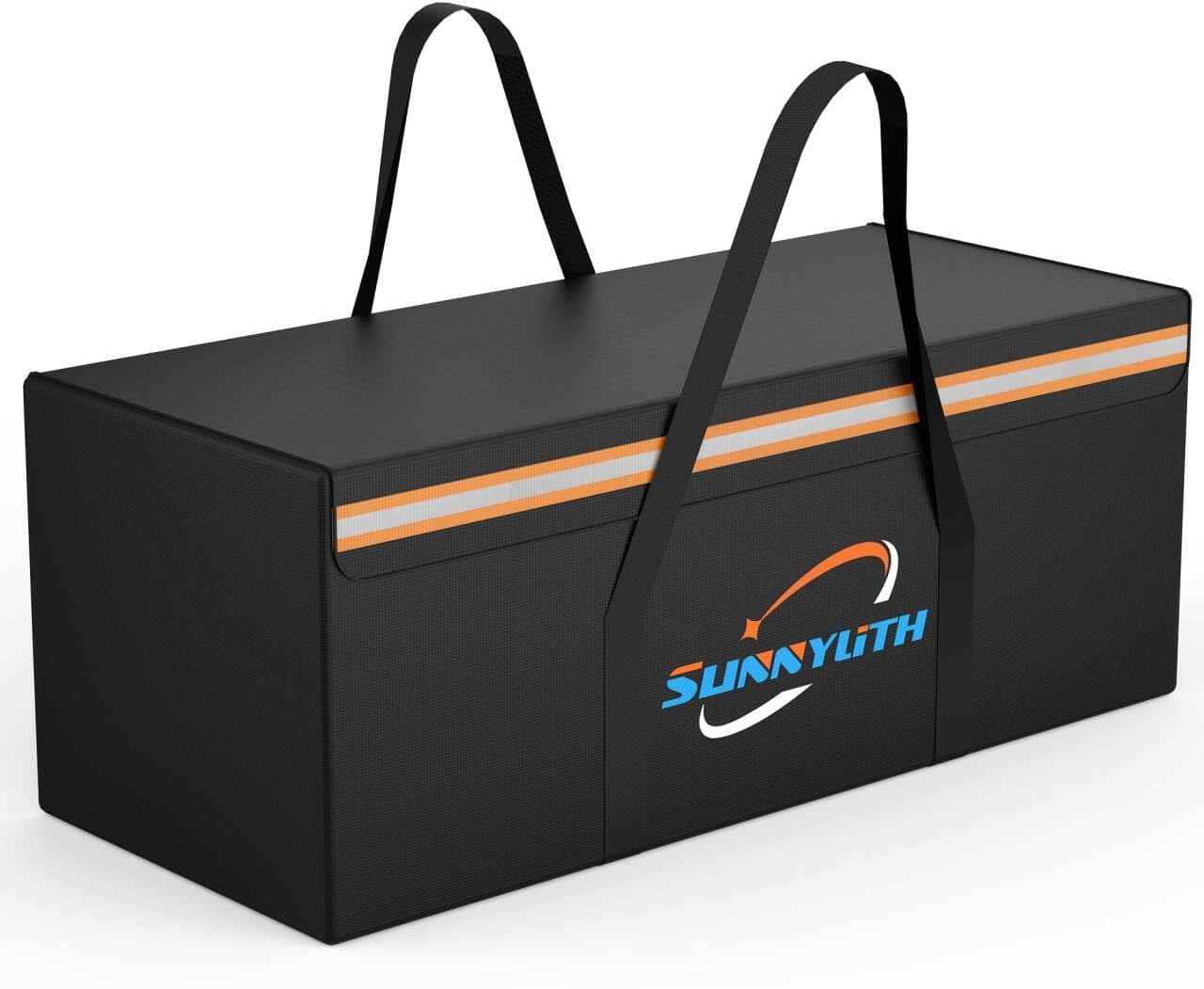 12V 200Ah LiFePO4 Lithium Battery Fireproof Safe Bag, Large Capacity Explosion-proof Lipo Battery Bag for Charging and Storage, Waterproof Box for Documents and Valuables - 22×9×9.5in