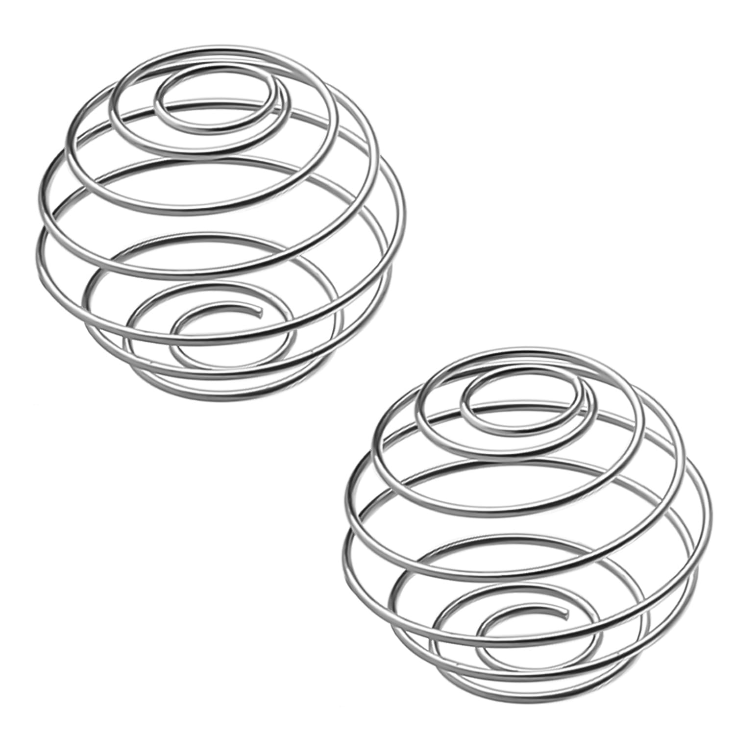2 PCS Stainless Steel Bottle Mixer Ball-Protein Shaker Wire Whisk Milkshake Blender Balls for Shaker Bottle Protein Shakes Formula Mixing Stirring, Diameter 2 inch