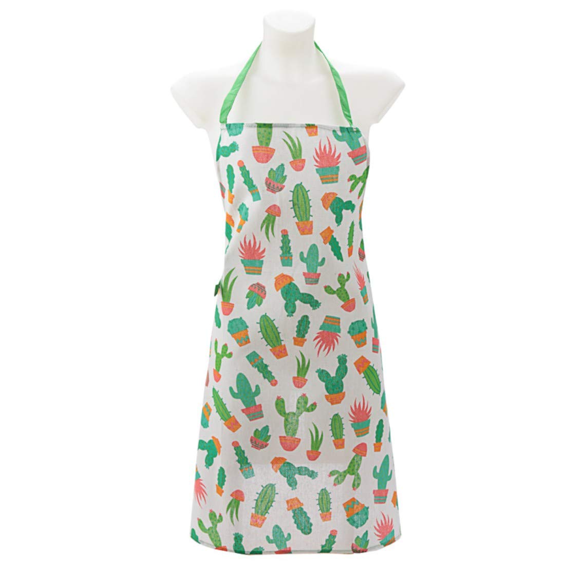 Funky Cactus Slogan Cotton Apron