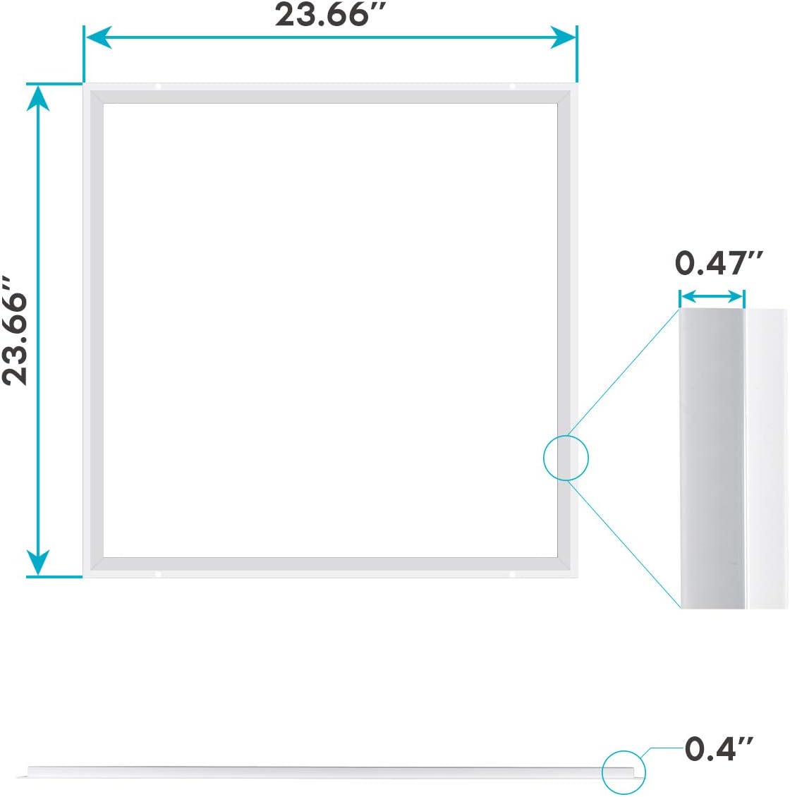 Gеt Chеар Prісе Luxrite 2x2 FT Slim Frame LED Edge Light, 40W, 4000K Cool White Dimmable, 4000 Lumens, Modern Drop Ceiling Panel Light, 100-277V, Grid Light Panels, UL Listed