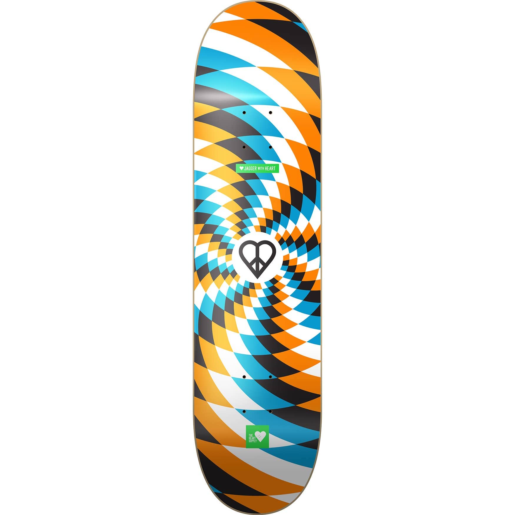 Tabla de Skate Deck, Ilusion Embossed R7 Jagger Eaton 8.0