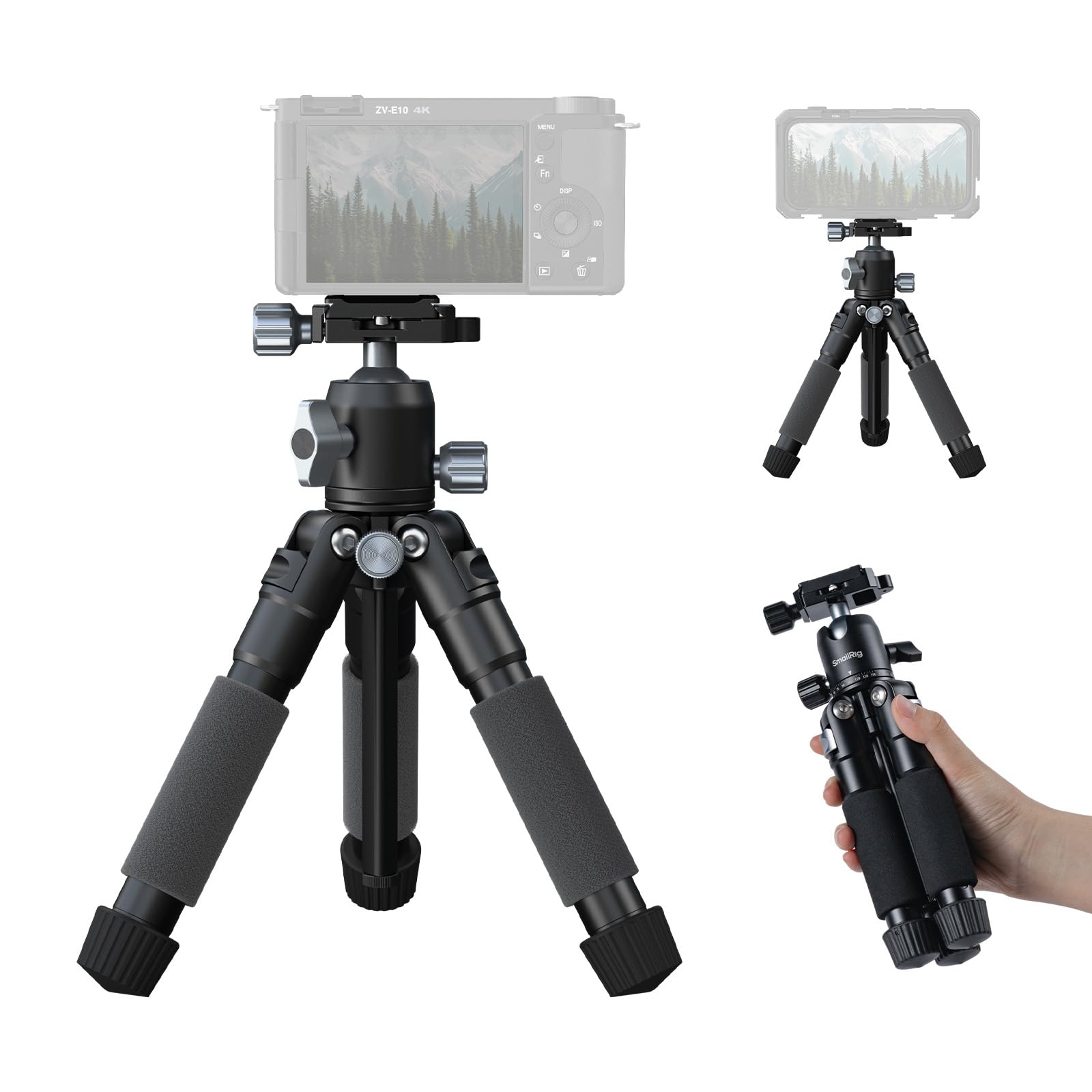 Amazon | SmallRig VT-20Pro 53.8cm ミニ三脚 ポータブルデスクトップ