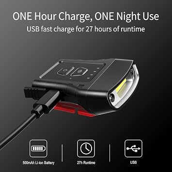 klarus HC3 Rechargeable Motion Sensor Cap Visor Light - 100 Lumens COB LED Clip on Hat Light - Headlamp Flashlight with Red Light for Fishing Running Camping Reading