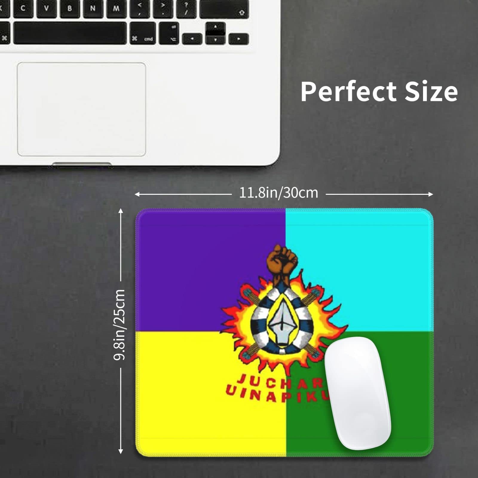RM9080 - Alfombrilla Redonda Para Ratón, Diseño De La Bandera De Baviera 