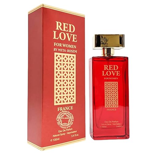Miniatura 1 de J&H RED LOVE para mujer, Eau de Parfum Natural Spray  Notas florales y jazmín  Fragancia femenina y fresca, para todos los tipos de piel  Uso