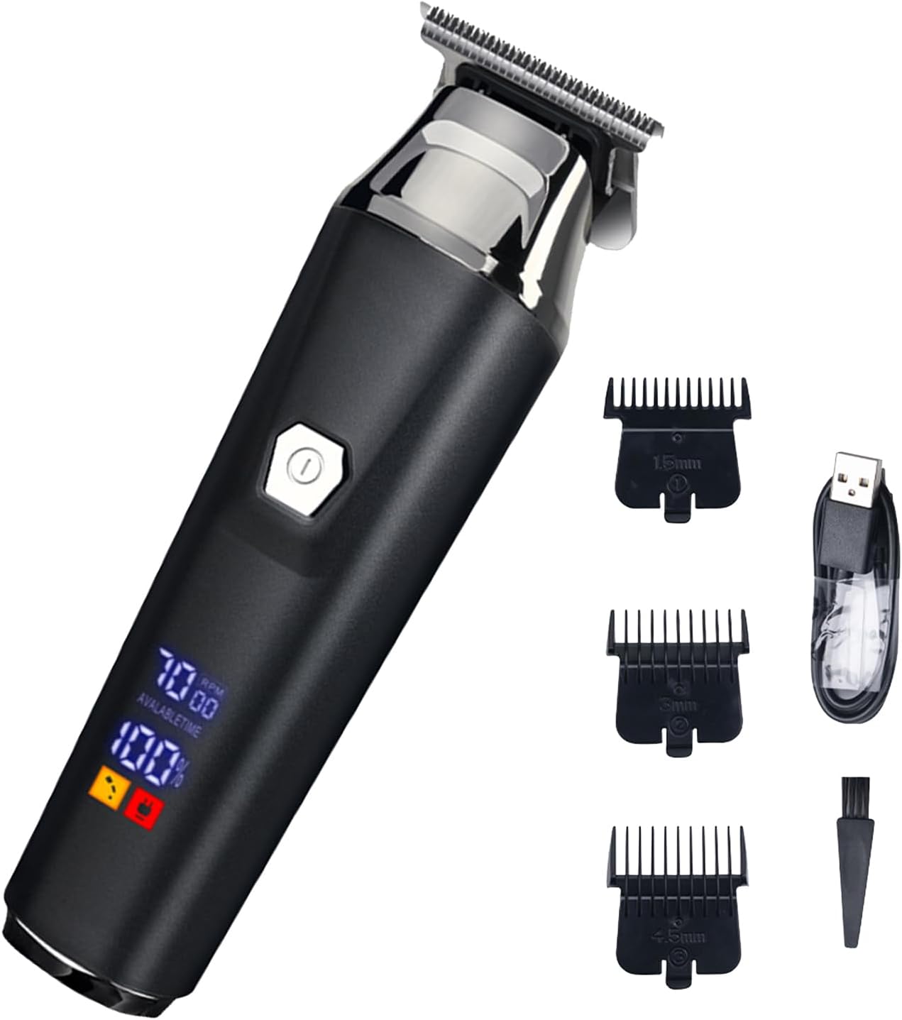 Clippers for Hair Cutting, Electric Hair Clippers | Haar snijdende machine | Noteloze oplaadbare waterdichte precisie scheerschoener voor de borst achterpoot Kapper Gebruik Home Gym