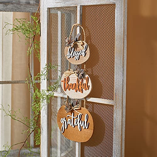Fall-Decorations-for-Home-Thanksgiving-Sign-Blessed-Thankful-Grateful-Autumn-Home-Decor-Wooden-Farmhouse-Thanksgiving-Decoration-Indoor-Harvest-Signs Fall Decorations for Home Thanksgiving Sign Blessed Thankful Grateful Autumn Home Decor Wooden Farmhouse Thanksgiving Decoration Indoor Harvest Signs