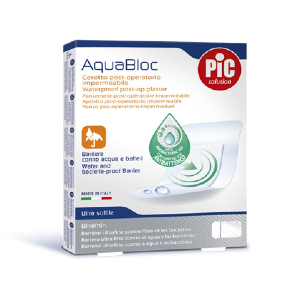 Pic Aquabloc Sterile Anti Batterico, 5 x 7 cm - 10 gr