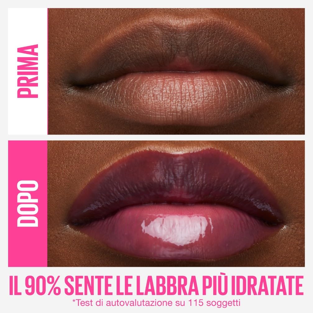 Maybelline New York Lifter Gloss, Lucidalabbra con acido ialuronico, Effetto rimpolpante e idratante, Silk (004), 5,4 ml