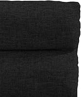 Vista 8 de Modern Dining Chairs Set of 2 Black Fabric Upholstered Kitchen Chairs with Foam Cushion, Rubber Wood Frame for Dining Room Living Room Farmhouse