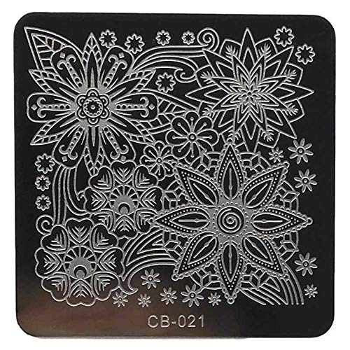 Buy Homely 1Pcs 6CM High Quality Nail Stamping Plates Stainless Steel