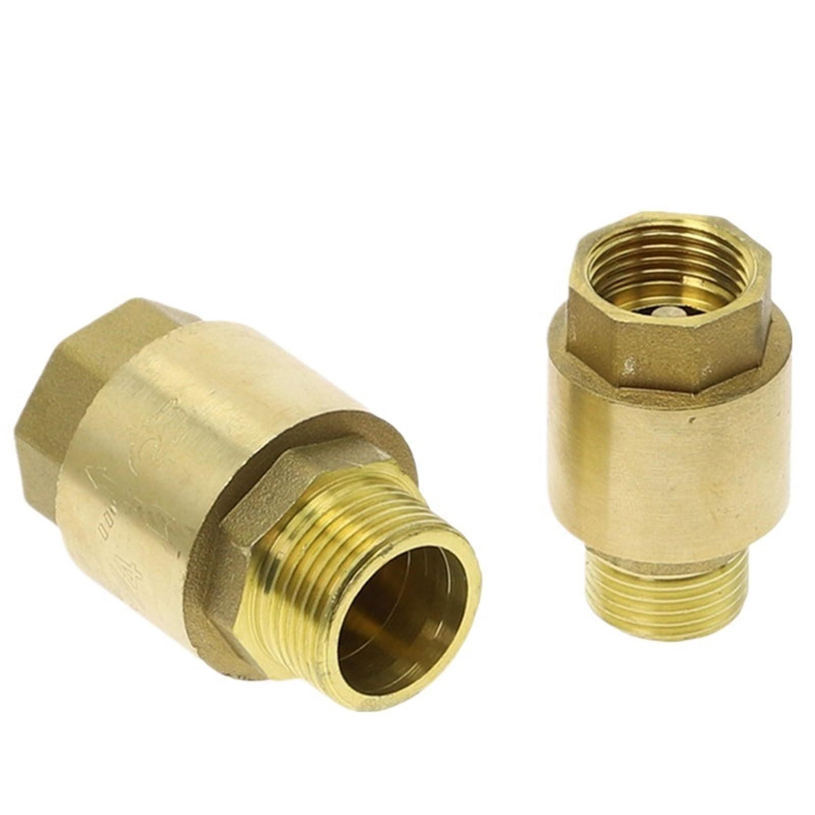 Dkgnyxnplj Dn25 Brass 1/2" 3/4" 1" Thread Vertical Check Valve Non-Return Valve(Dn25)