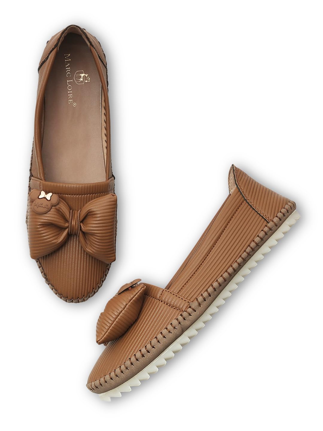 marc loire Women's PU Slip-On Casual Ballerinas | Solid | Round Toe-picture-11