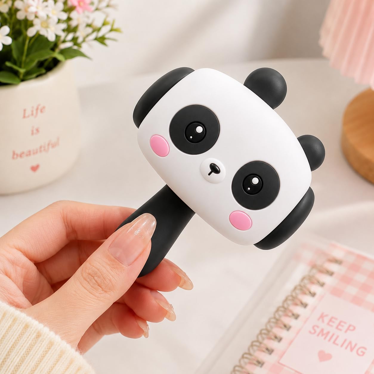 Cute Cartoon Bear Hammer Keychain - Kids Toy -7
