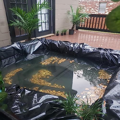 Bâche étang flexible et imperméable membrane bassins 12x5m découpable - 7